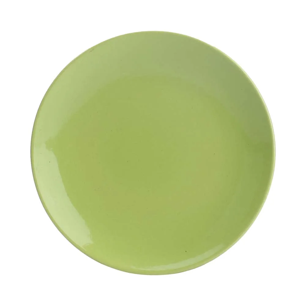 Matte Green Ceramic Side Plates Set Of 4