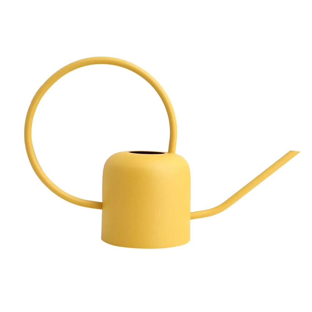 Matte Sunshine Steel Watering Can