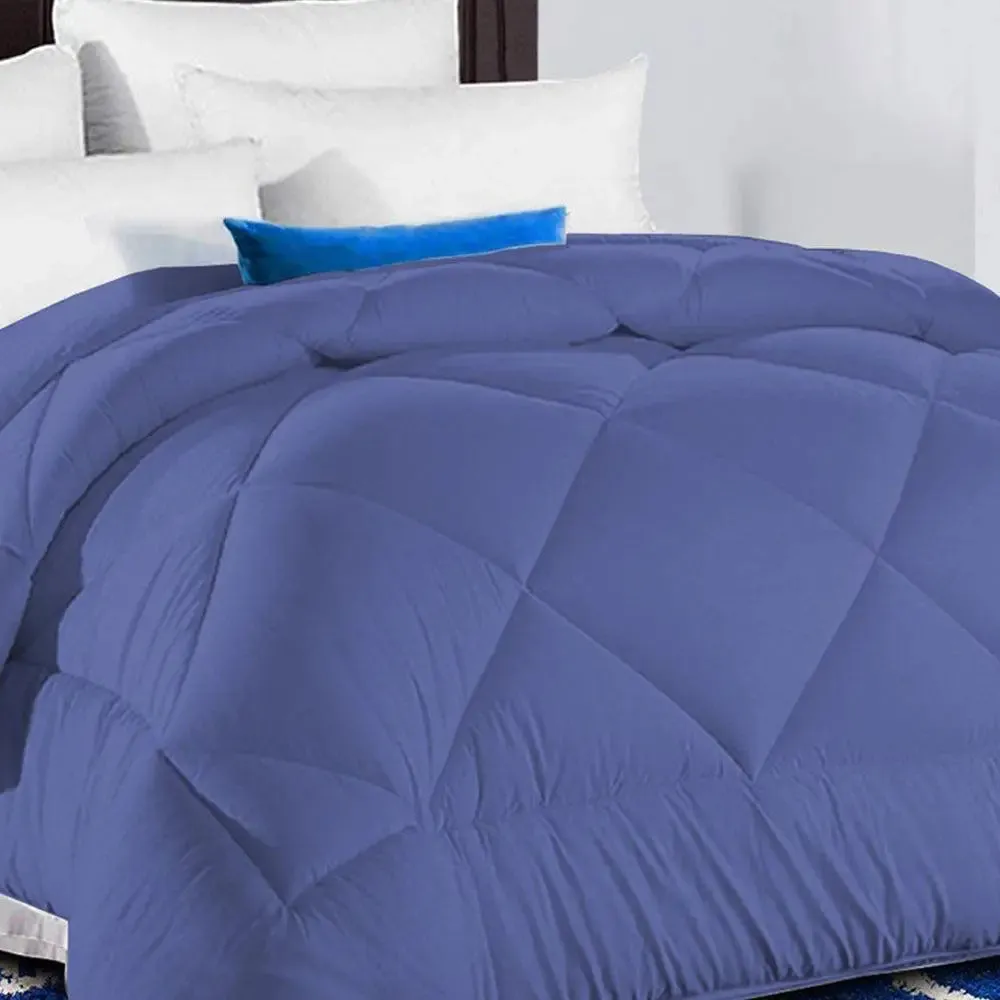 Mauve Loosely Quilted Double Bed Comforter