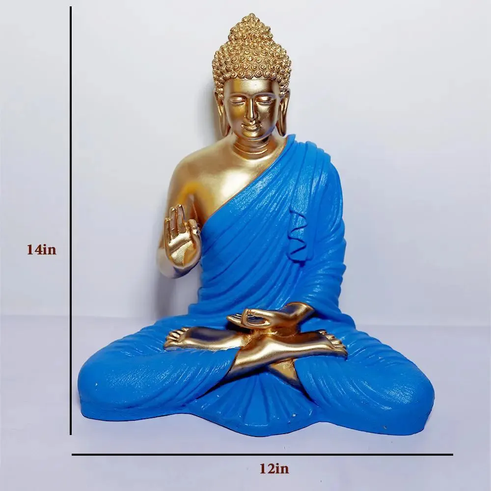 Meditating Buddha Idol & Table Accent