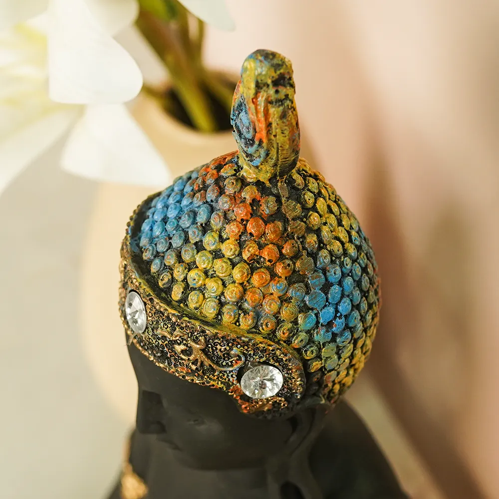Meditating Buddha Sculpture Single Piece