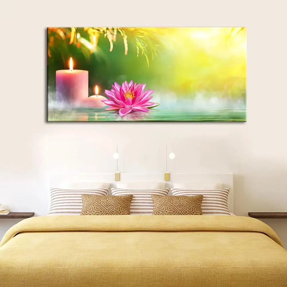 Meditation with Nature Canvas  Wall Hanging With Wood Frame