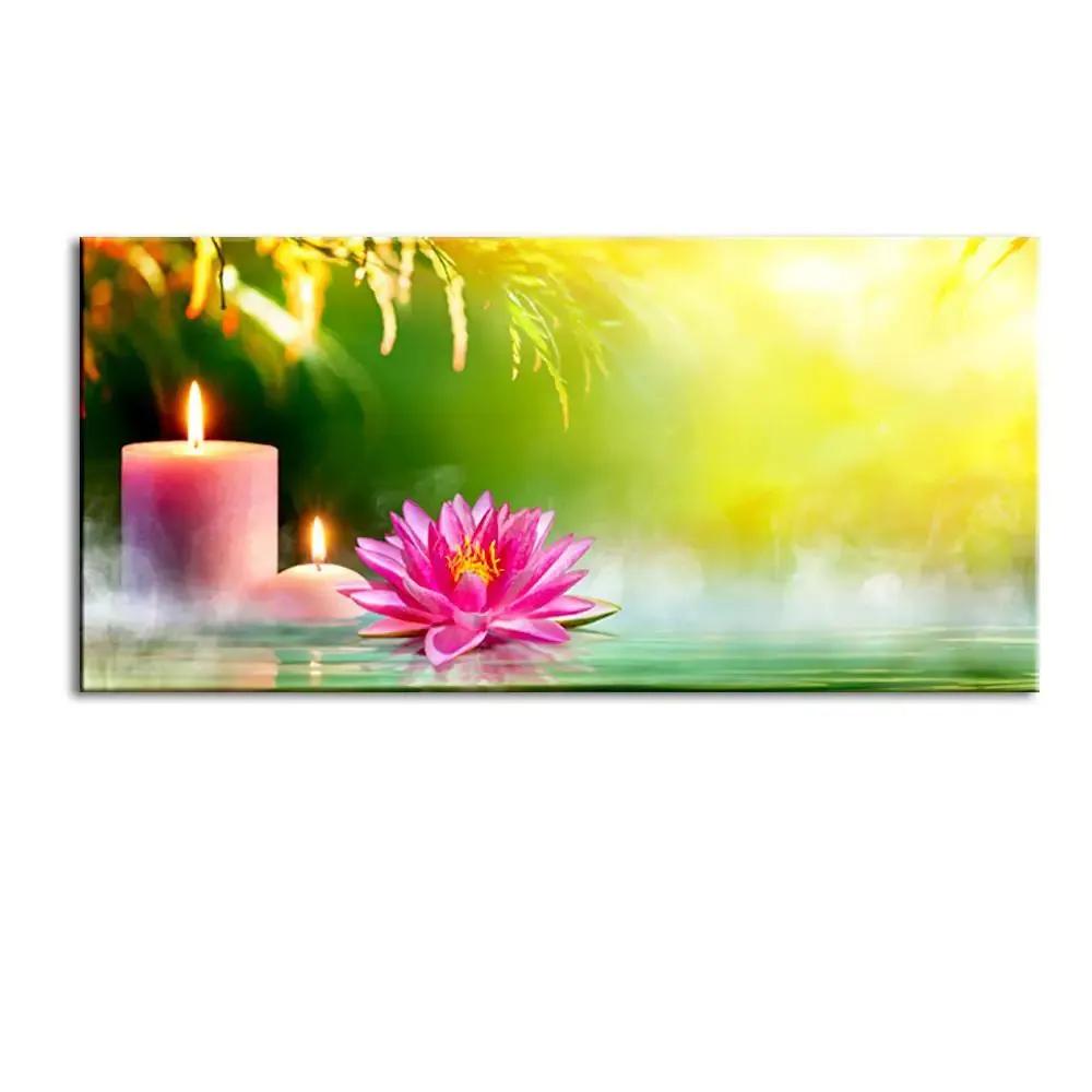 Meditation with Nature Canvas  Wall Hanging With Wood Frame