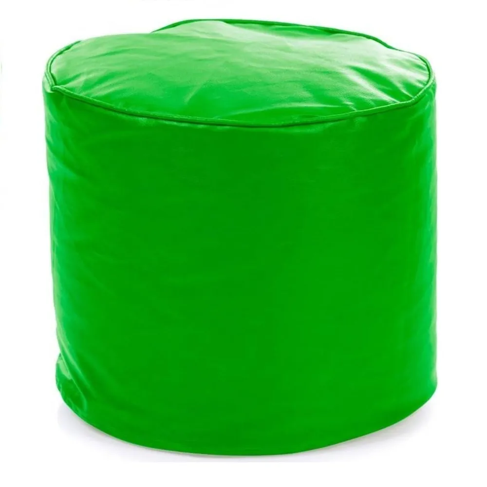 Medium Pouffe Plush Green Bean Bag Cover