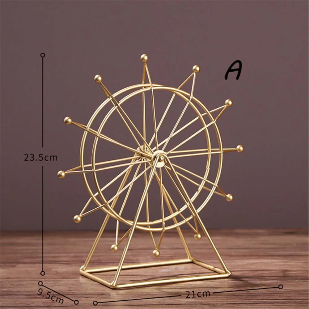 Merry-Go-Round Illuminating Golden Wheel
