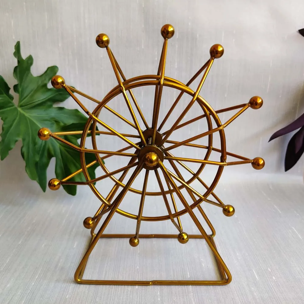 Merry-Go-Round Illuminating Golden Wheel