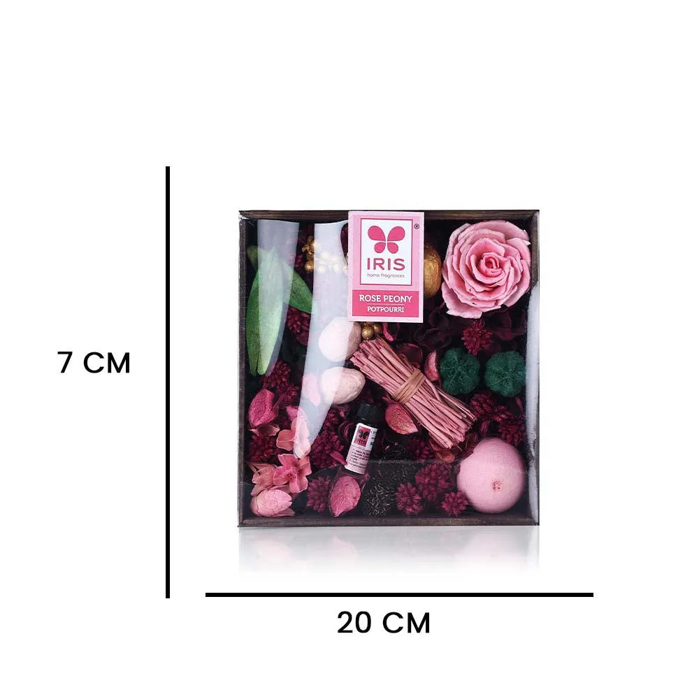 Mesmerizing Set of Peony fragrance Potpourri with Essential Oil- Pink