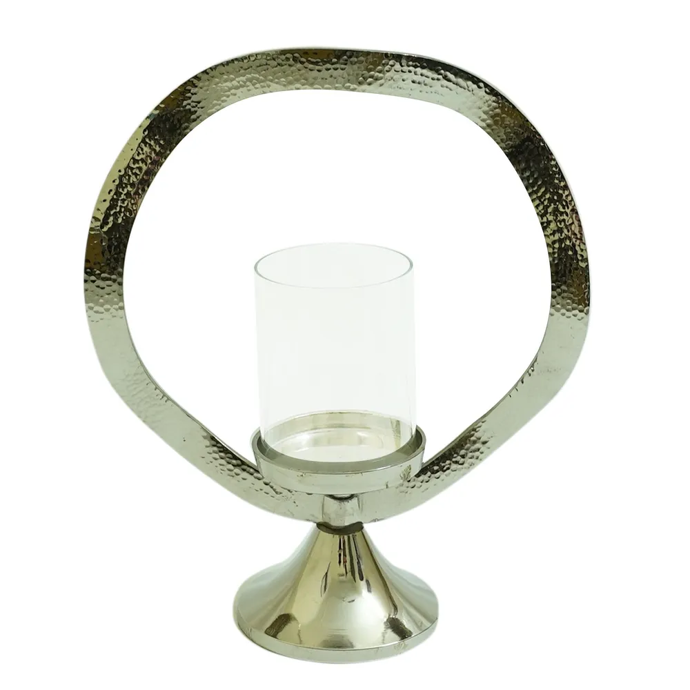 Metal Candle holder with chimney