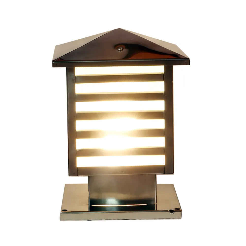 Metal Designer Golden Outdoor Gate Light