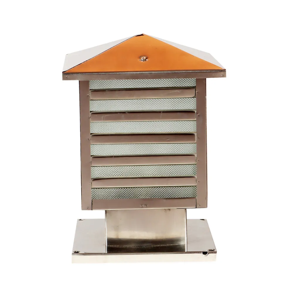 Metal Designer Golden Outdoor Gate Light