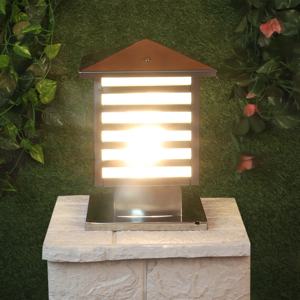 Metal Designer Golden Outdoor Gate Light