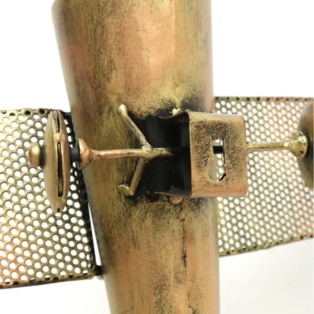 Metallic Helicopter for Wall Decor (Golden)