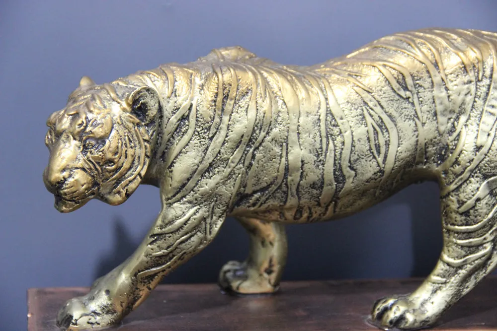 Metallic Royal Tiger Table Accent Single Piece