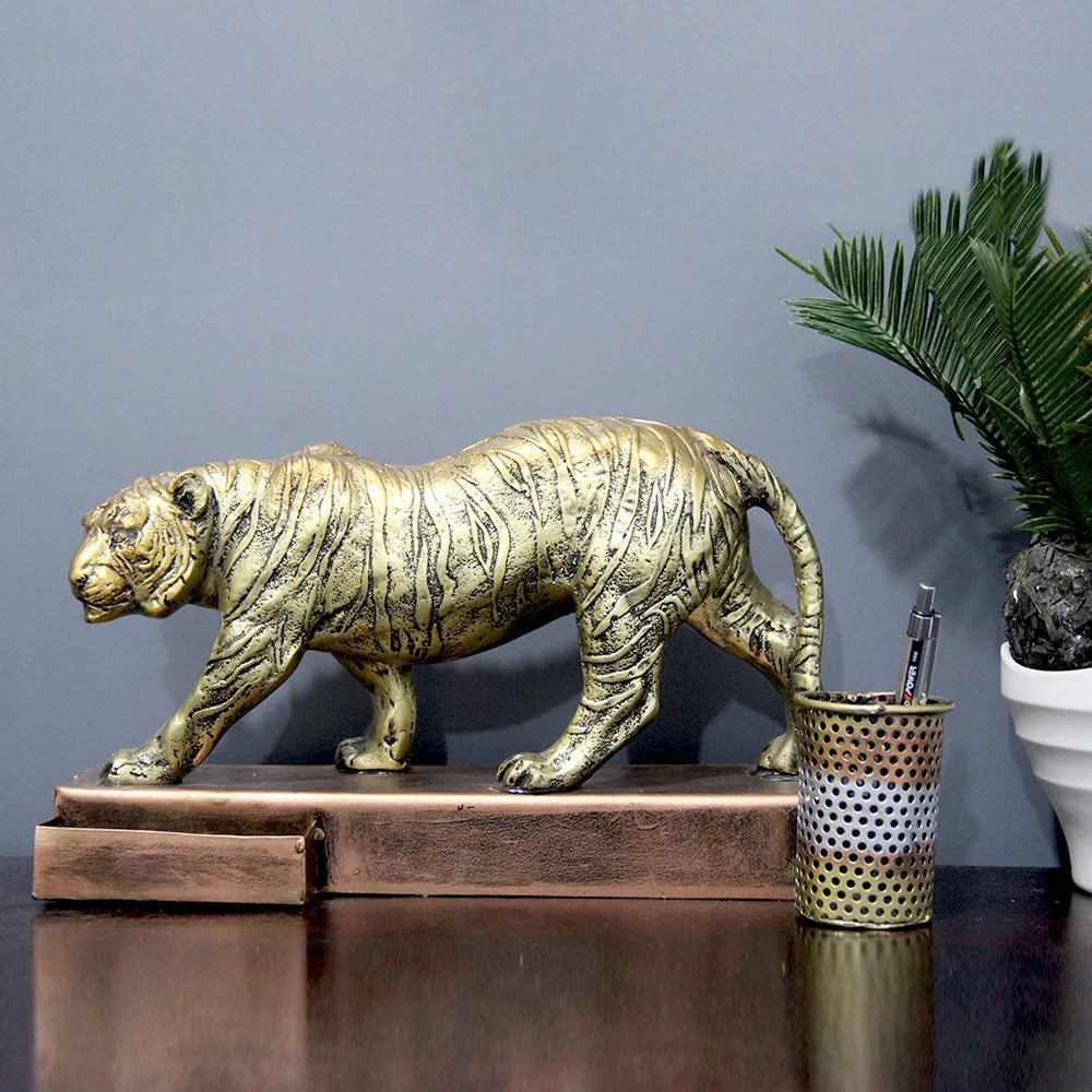 Metallic Royal Tiger Table Accent Single Piece