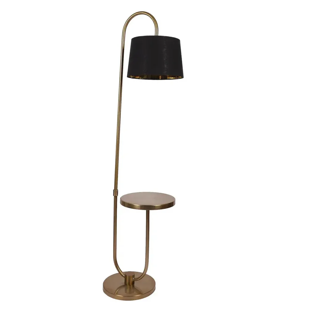 Midnight Elegance Floor Lamp With Iron Base
