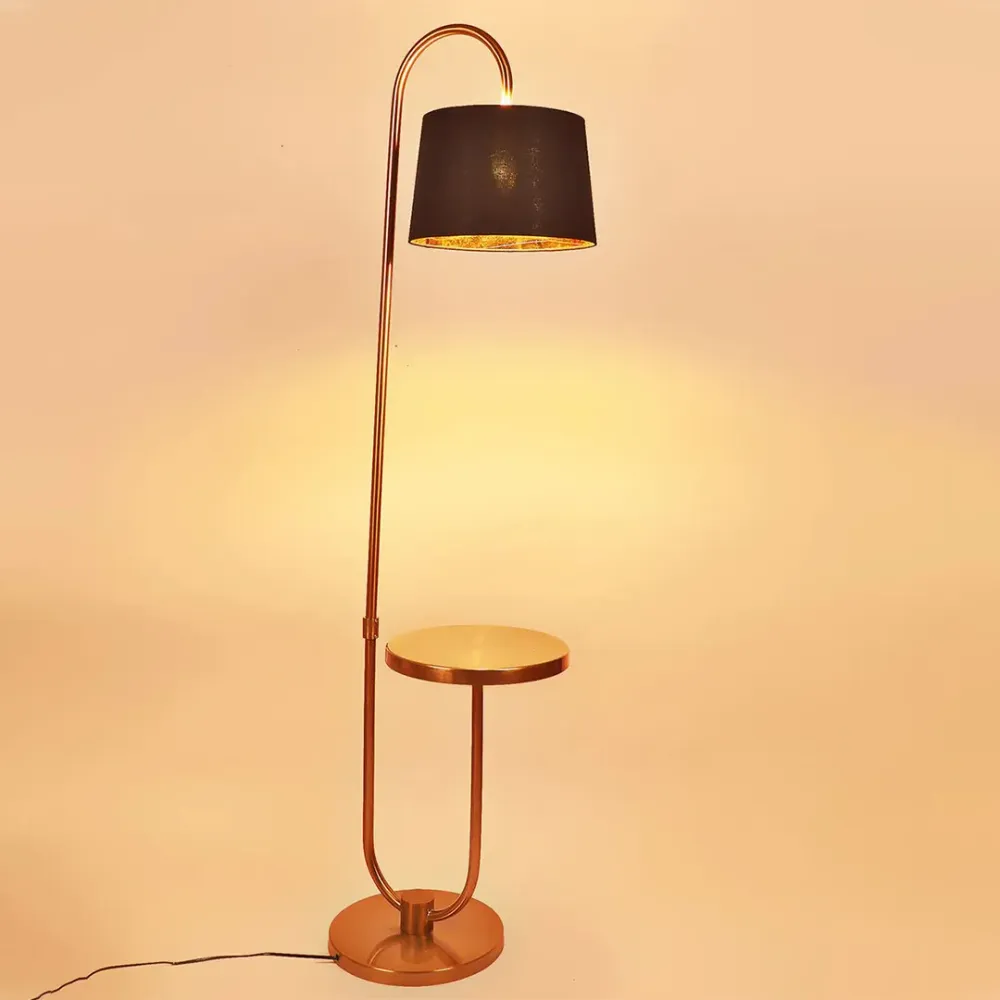 Midnight Elegance Floor Lamp With Iron Base