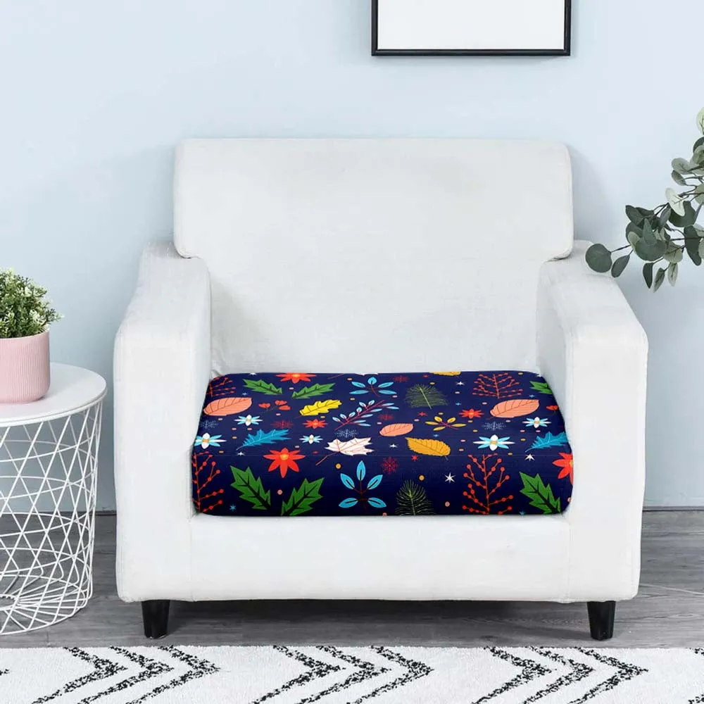 Midnight Forest Strechable Blue Sofa Seat Covers Set Of 2/4/6/8 Pack of 2