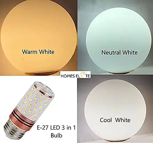 Milk White Round Contemporary Ceiling Light / Chandelier