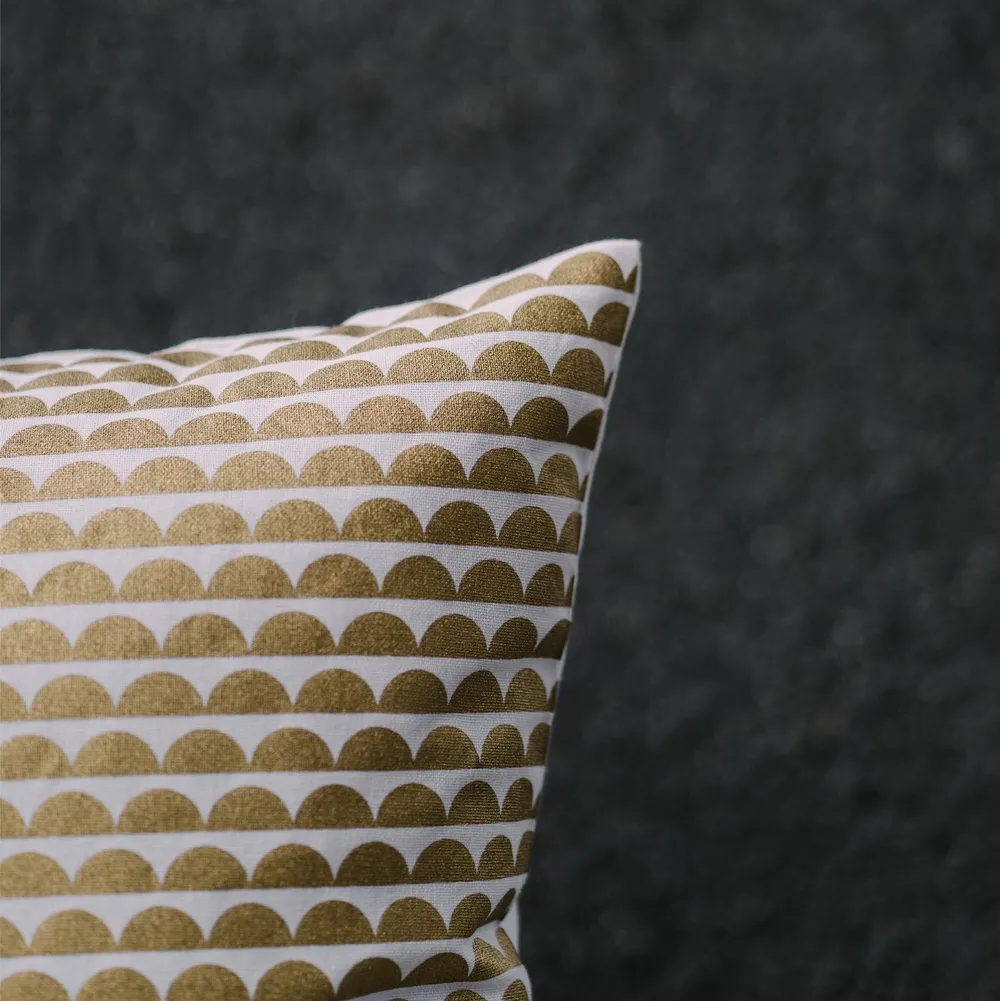 Mini Gold Bubble Cushion Cover