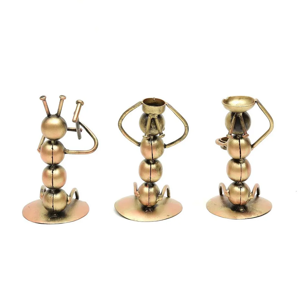 Miniature Musicians in Gold Finish for Table Decor