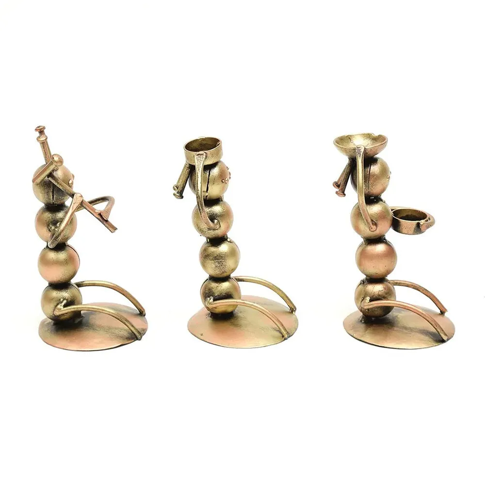 Miniature Musicians in Gold Finish for Table Decor