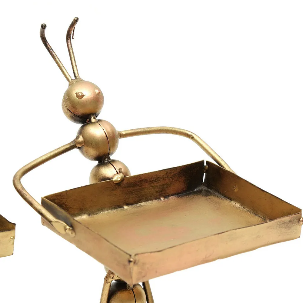 Miniature Musicians in Metallic Finish for Table Decor