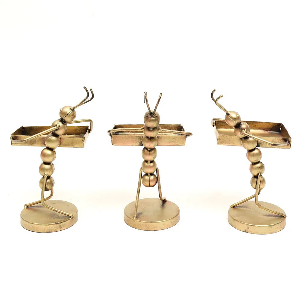 Miniature Musicians in Metallic Finish for Table Decor