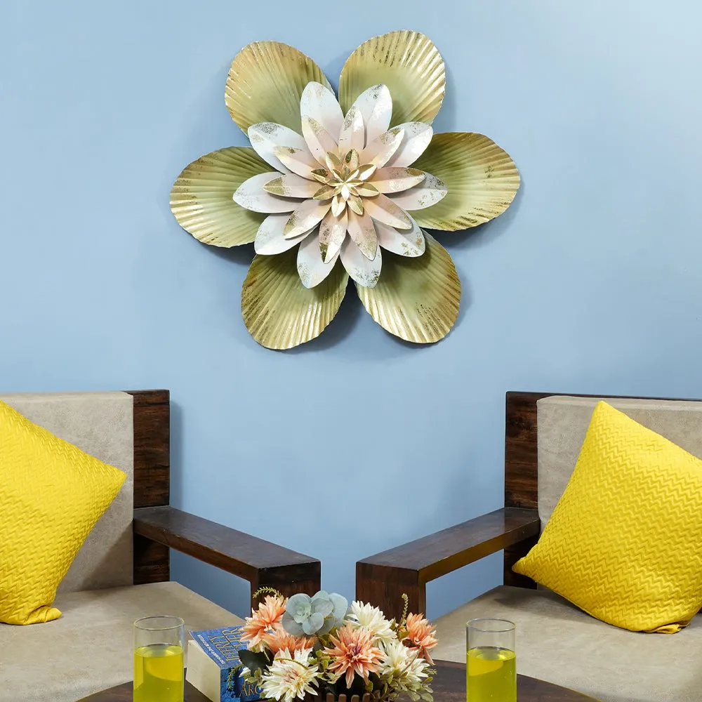 Minimalist Aesthetic Floral Metal Wall Art
