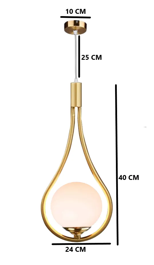 Minimalist Designer Contemporary Pendant Light (Bulb not included) Single Piece