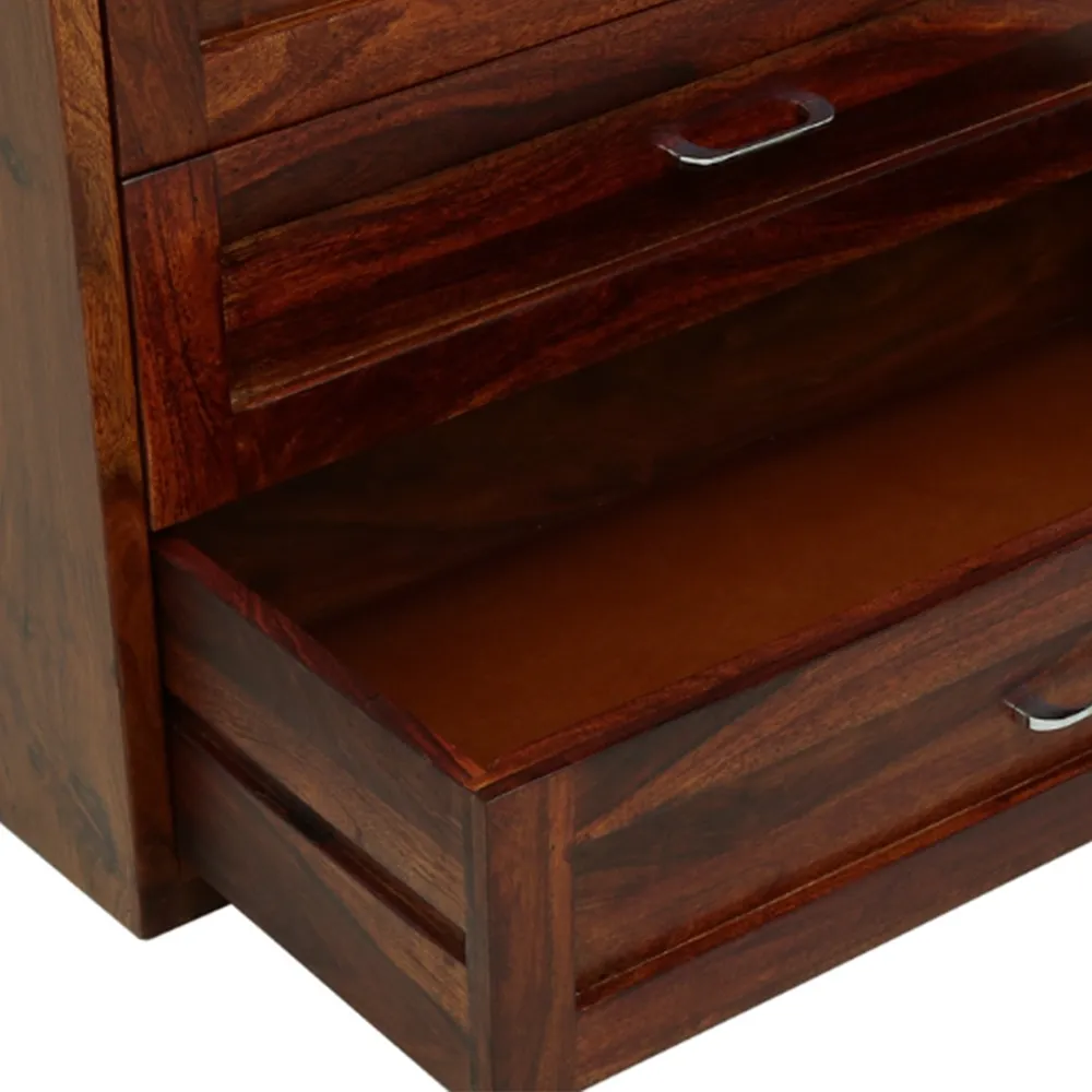 Minimalist Designer Sheesham Wood Chest Of Drawers