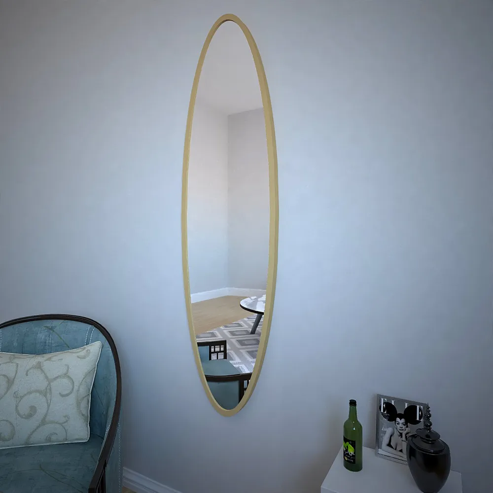 Minimalist Full Length Oval Mirror