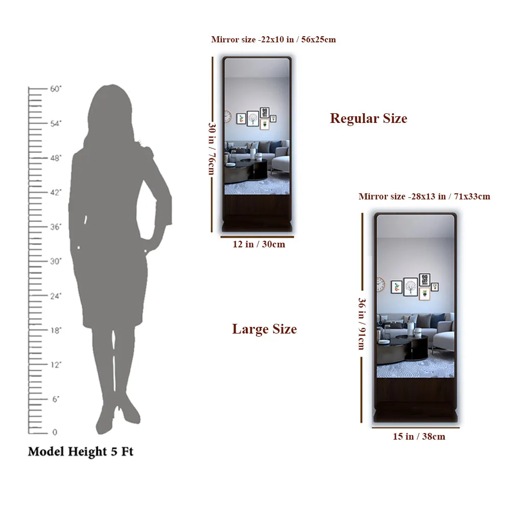Minimalist Full Length Rectangular Mirror Regular ( 76CM X 30CM )