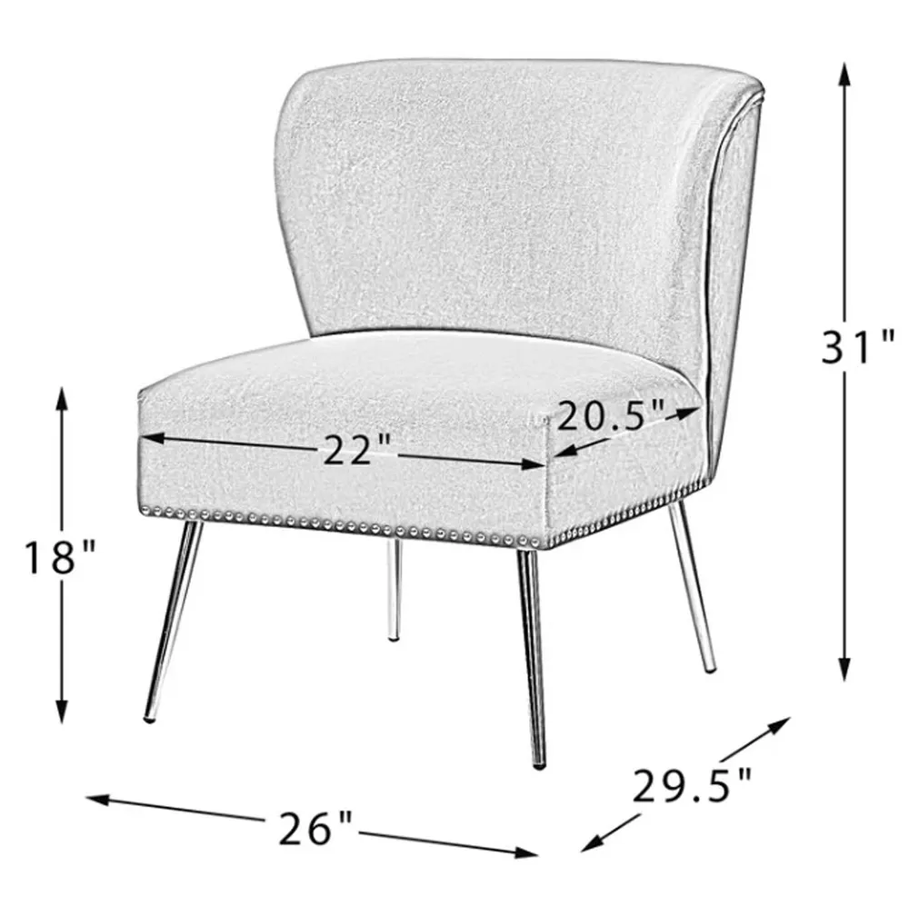 Minimalist Green Velvet Lounge Chairs Set Of 2 Single