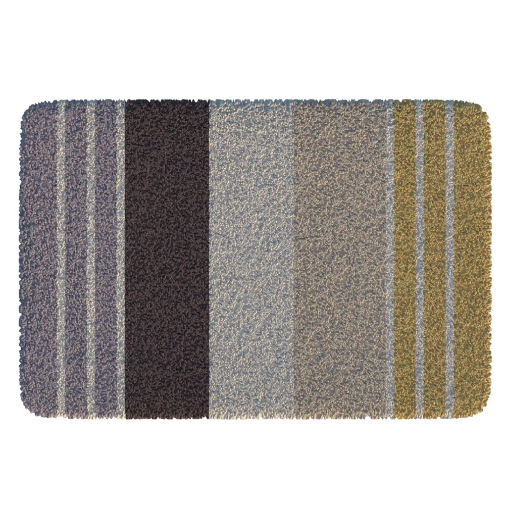 Minimalist Patterned Woolen Door Mat