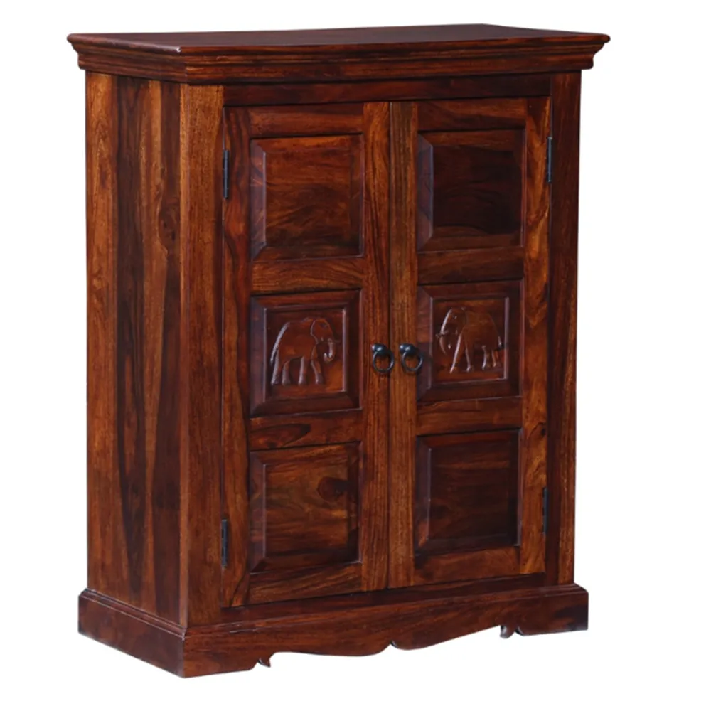 Minimalist Sheesham Wood Cabinet