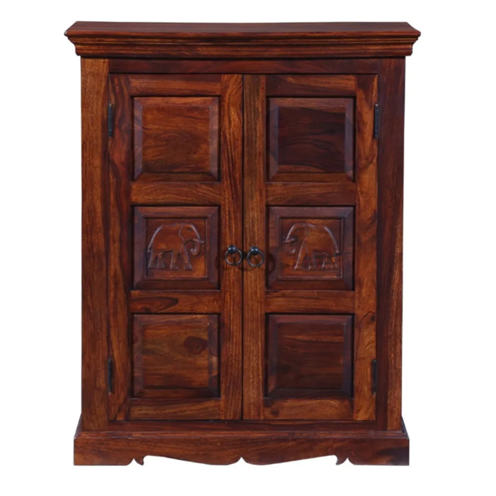 Minimalist Sheesham Wood Cabinet