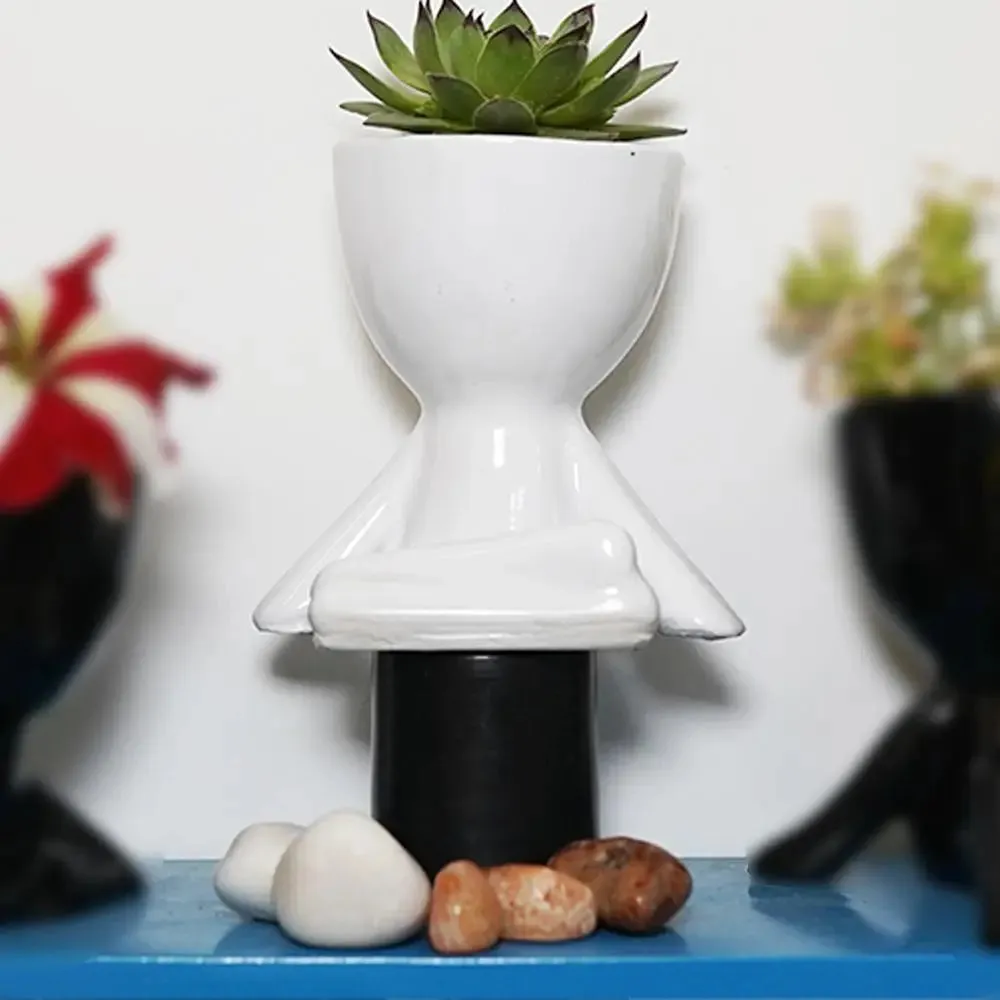 Minimalist Yoga Desk Planter Flower Pot for Home Decor Set of 3