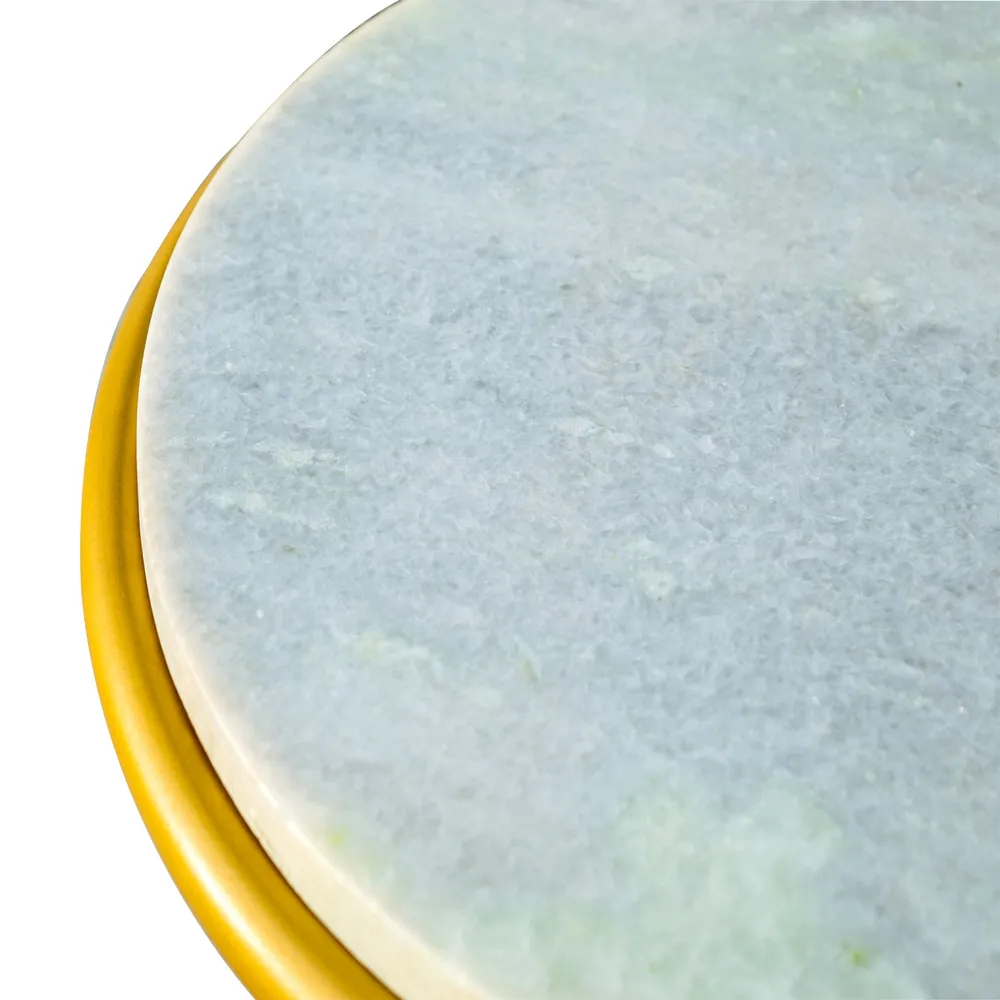 Minimalist's Choice Black Metal Side Table