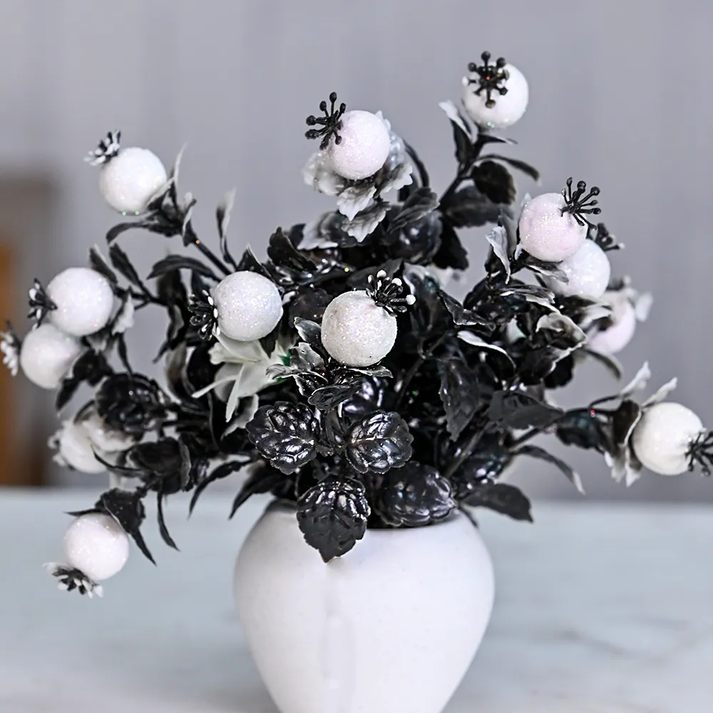 Mix Of Varied Artificial Plants With Pot Set Of 4