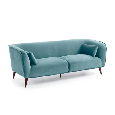 WallMantra Modern 3 seater sofa – Light Blue