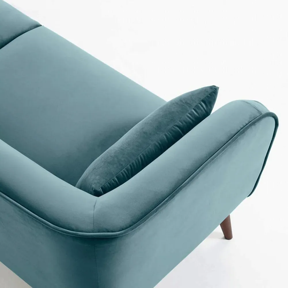 WallMantra Modern 3 seater sofa – Light Blue