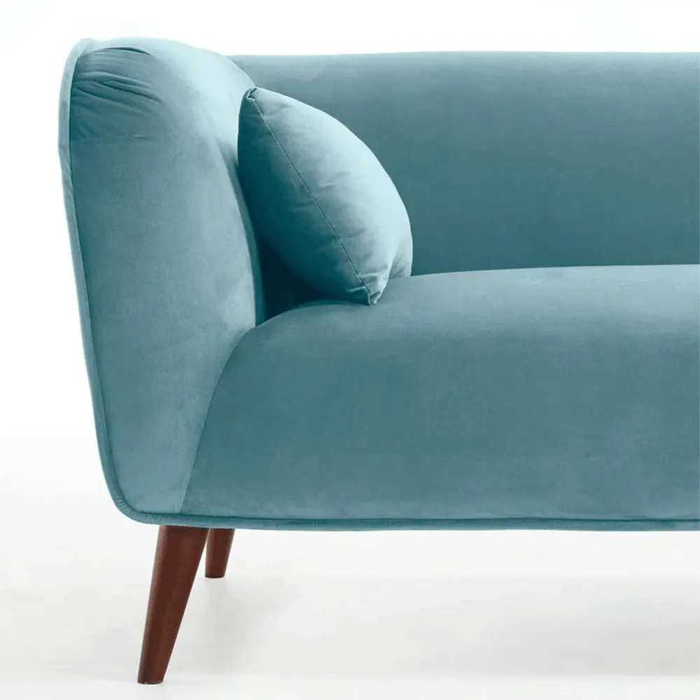 WallMantra Modern 3 seater sofa – Light Blue