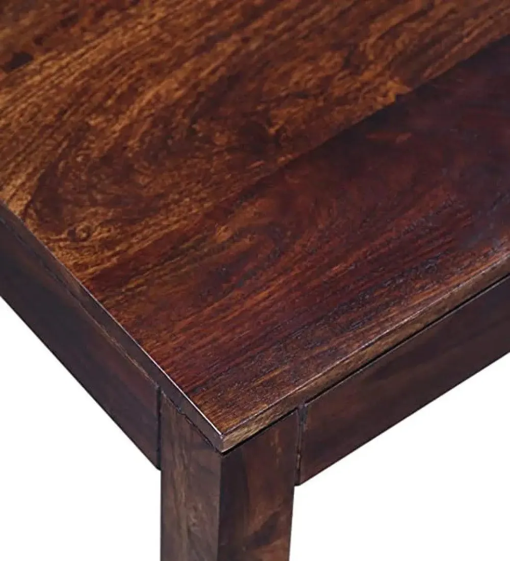 Modern Art Minimalistic Style Sheesham Wood Center Table