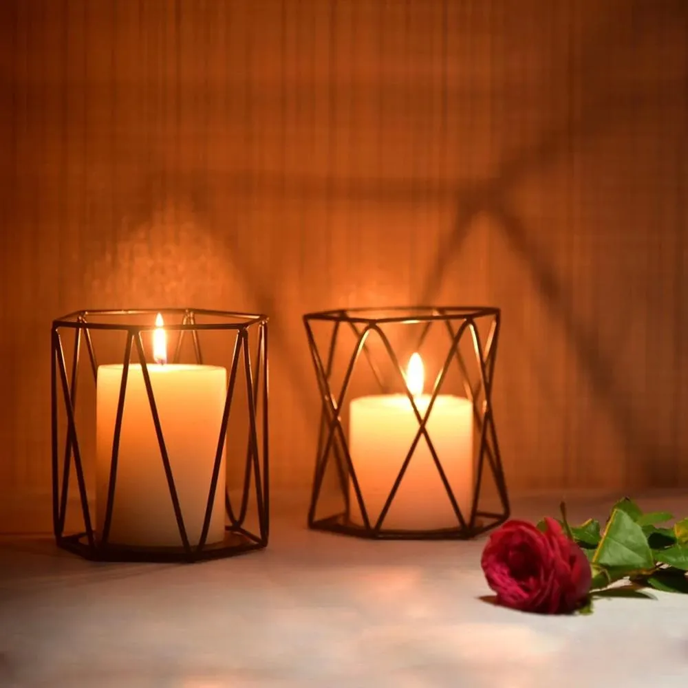 Modern Candle Holder (Set of 2)