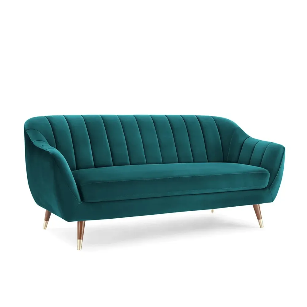 WallMantra Modern design 3 seater sofa - Ocean Teal