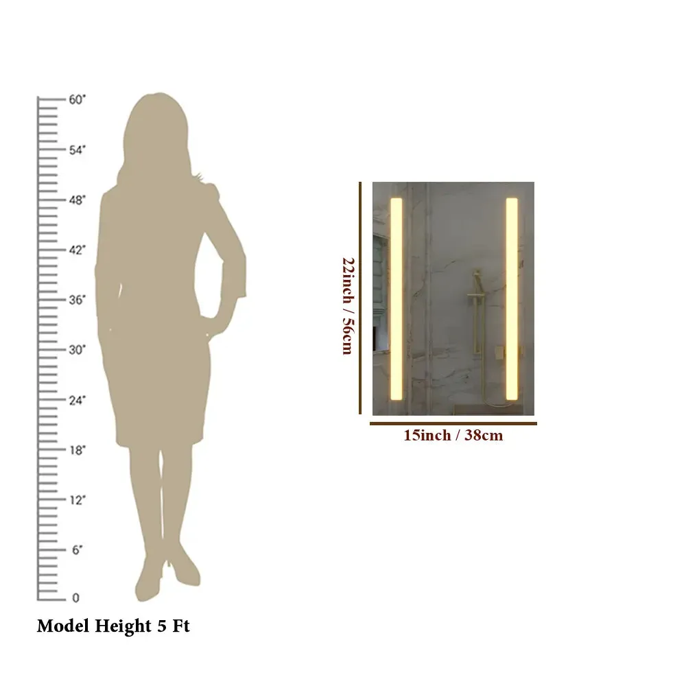 Modern Designed LED Rectangular Bathroom Mirror