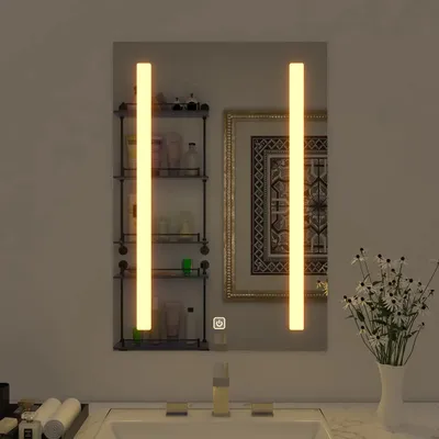 Modern Designed LED Rectangular Bathroom Mirror