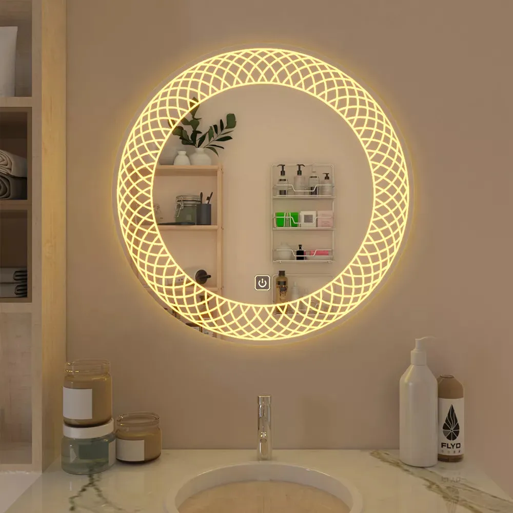 Modern Designed LED Round Bathroom Mirror