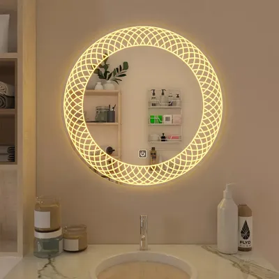 Modern Designed LED Round Bathroom Mirror