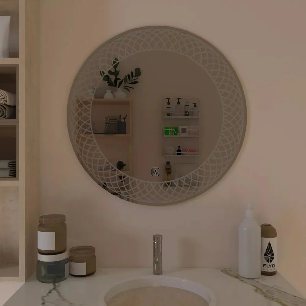 Modern Designed LED Round Bathroom Mirror
